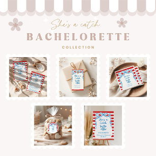 Hon Catch Bachelorettefirande Presentetikett