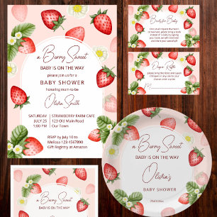 Tack för att du har en söt jordgubbskädda. gåvor etiketter