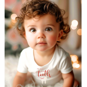 Agra Hadig - Första minimalistisk Rosa med två tän Runt Klistermärke