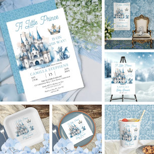 En liten prins är på väg att bli pojkvän. inbjudningar