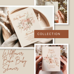 WildblomBoho Baby Shower Presentaskar