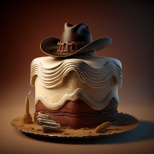 Cowboy Birthday Card Julkort