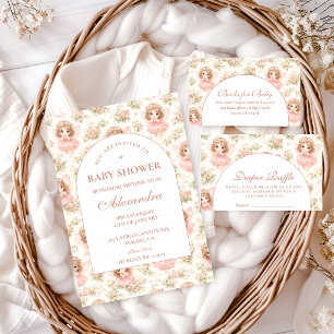 Elegant Förtrollad Fe-tantbabyshower Pappersservett