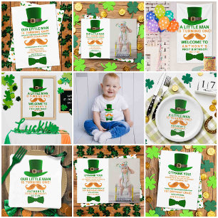 Modern Leprechaun St. Patrick är i alla åldrar Inbjudningar