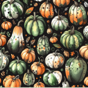 Pumpkin Helloween Wrapping Papper Lakan Kudde