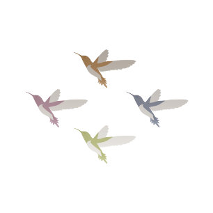 Loely Hummingbird Bröllop Inbjudningar