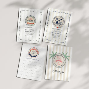 Salt Sun Sip Beach Social Club Bachelorette Foto Tack Kort