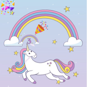 Unicorn Birthday Baby Bodydress - Anpassat namn oc T Shirt