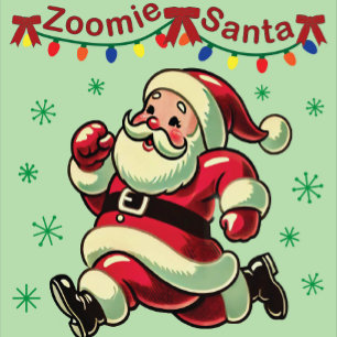 Zoomie Santa Julgransprydnad Keramik