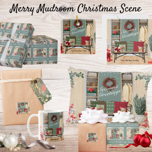 Merry Mudroom Scene Presentpapper