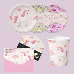 Dreamy Unicorns, Rainbows, Flowers, Cute Casinokort