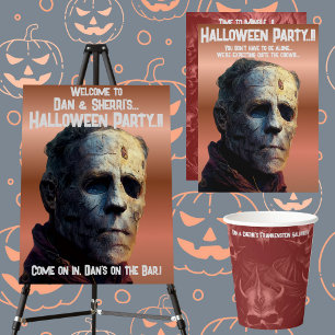 Frankenstein Halloween fest Inbjudningar