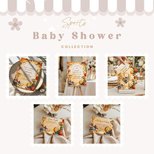 All Star Basketboll Baby Shower Inbjudningar