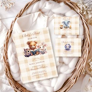Klubben Theme Diapper Raffle för babyskor i Bok Tilläggskort