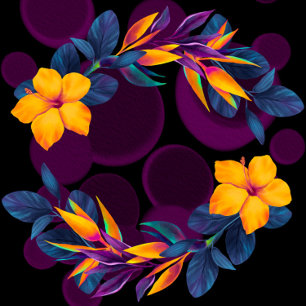 Fåglar av Möhippan Inbjudati i Paradise Hibiscus Inbjudningar