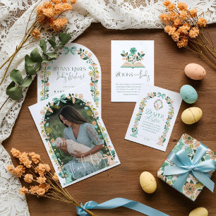 Springtime Baby i Bloom Påsk Baby Shower Inbjudningar