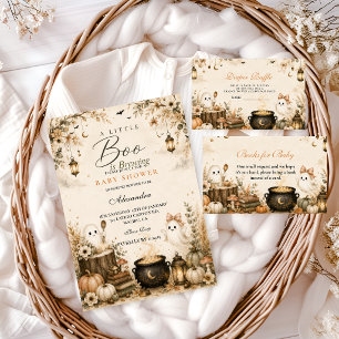 Elegant Little Boo brygger kaffe Baby Shower Pappersservett