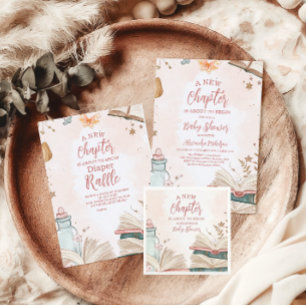 Ett nytt kapitel Storybook Baby Shower Pappersservett