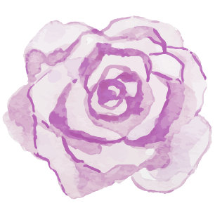 Lila Watercolor Ro   Bröllopsinbjudan Inbjudningar