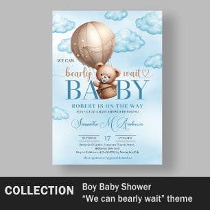 Brun nalle luftballong Mamma-osa pub-tecken Poster