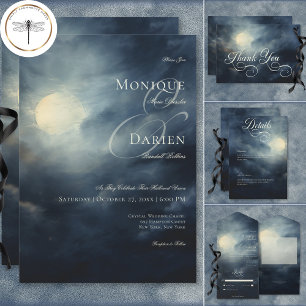 Information om mörk Gothic Full Moon Night Himlar  Tilläggskort