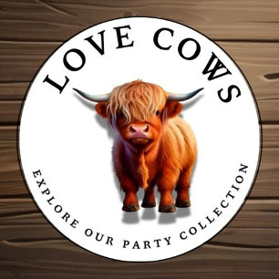 fyller år tjej Highland Cow Kort