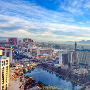 Las Vegas Skyline bröllopsinbjudan Inbjudningar