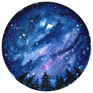 Starry Night Himlar Inbjudningar