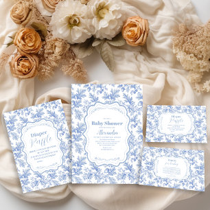 Toile De Jouy Woodland Baby Shower Pappersservett