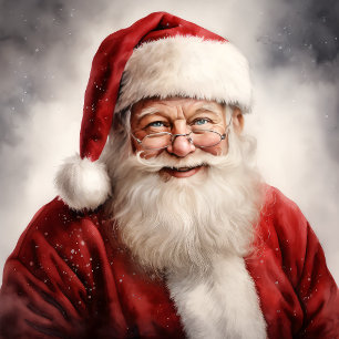 Tomte jul stor klocka