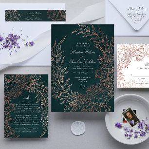 Bjudinbjudan till Grönt av budgeterad Elegant för 