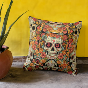 Sugar Skull Dia de Los Muertos Slips