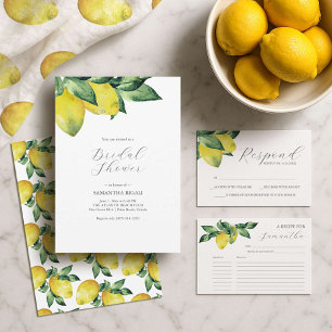 Tack Watercolor Lemons Runt Klistermärke