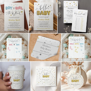 Baby Scattergories   Spelet ABC Baby Shower