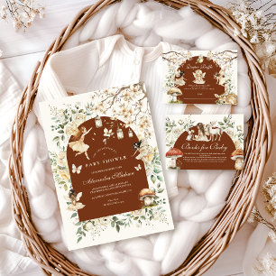Älvor Wildblommor Flower Meadow Baby Shower Pappersservett