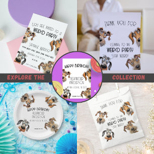 Unikt Rolig hund Grattis på födelsedagen-kort