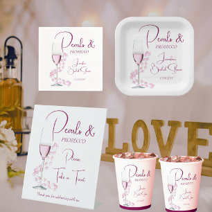 Pärlor Prosecco Brudens Mor Bröllopsfest Tygkasse