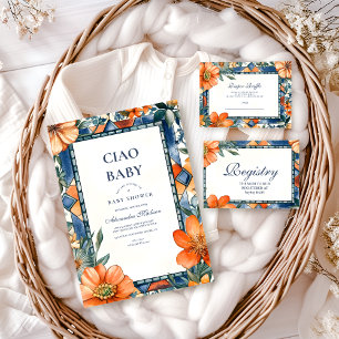 Mediterranean Tiles Amalfi Capri Inbjudningar