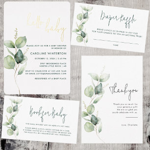 Eucalyptus botaniskt skript babyskor presentaskar