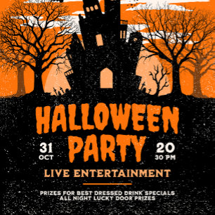 Halloween Inbjudningar