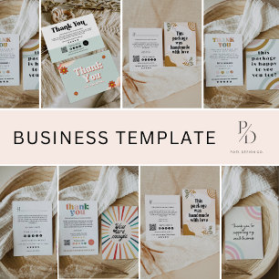 Rainbow Business - tackkort Tack Kort
