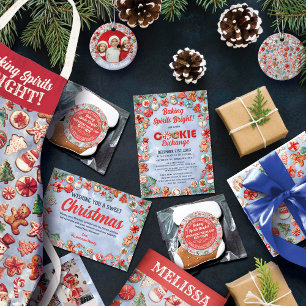 Festive Delight: jul Cookie Wonderland Photo Julgransprydnad Keramik