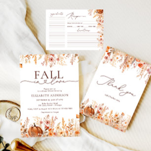 Boho fall Pumpkin Möhippa Recept Card