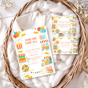 Cirkuspresenter för Baby Shower Pappersservett