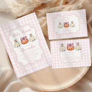 Rosa Halloween-spöke Båg-flicka Baby Lotteri Blöja Tilläggskort