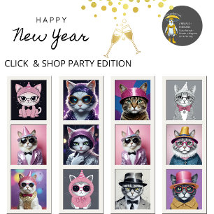 Gott nytt år party - Katt i Disguise