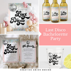 Senaste inbjudan till Disco Bachelorette Party på 