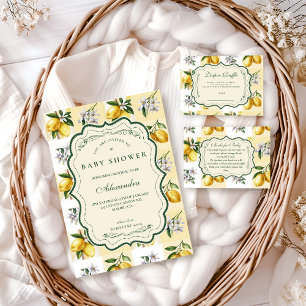 Trädgårdsbarnkal med citronblommor och tävling om  tilläggskort
