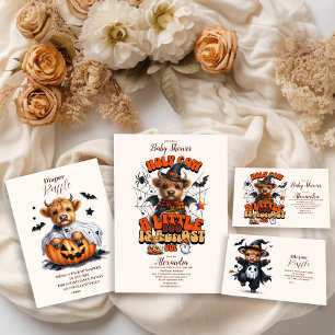 Heliga Cow Little Boo Halloween Baby Raffle Diappe Tilläggskort
