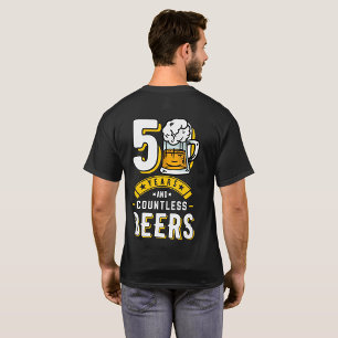 50:e födelsedagen 50 år och oräkneligt Öl Inbjudningar